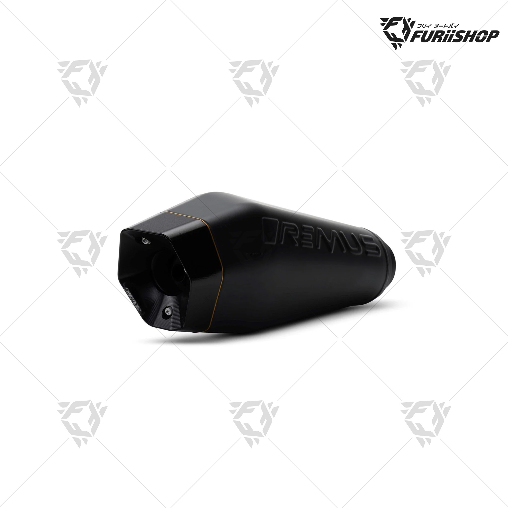 ท่อ Remus Slip on RS New shape Big logo Black for Vespa GTS300