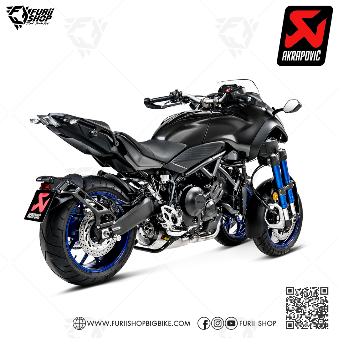 ท่อแต่ง Akrapovic Carbon-Titanium : for Yamaha Niken 2020