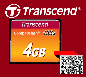 TransCend, CF Card, 4Gb, 133X,CompactFlash