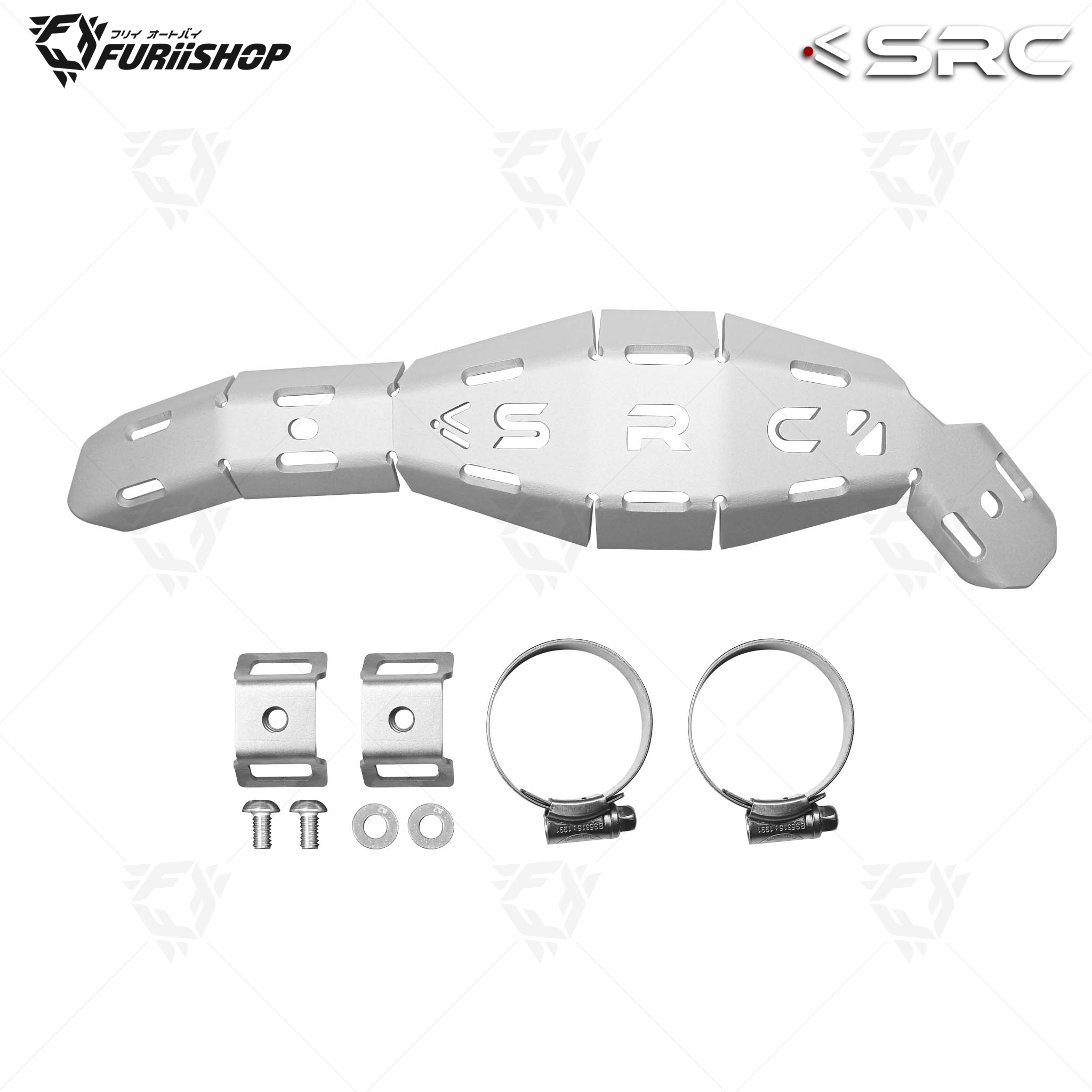 การ์ดบังท่อ EXHAUST HEAT GUARD SRC FOR HONDA CRF 300 L