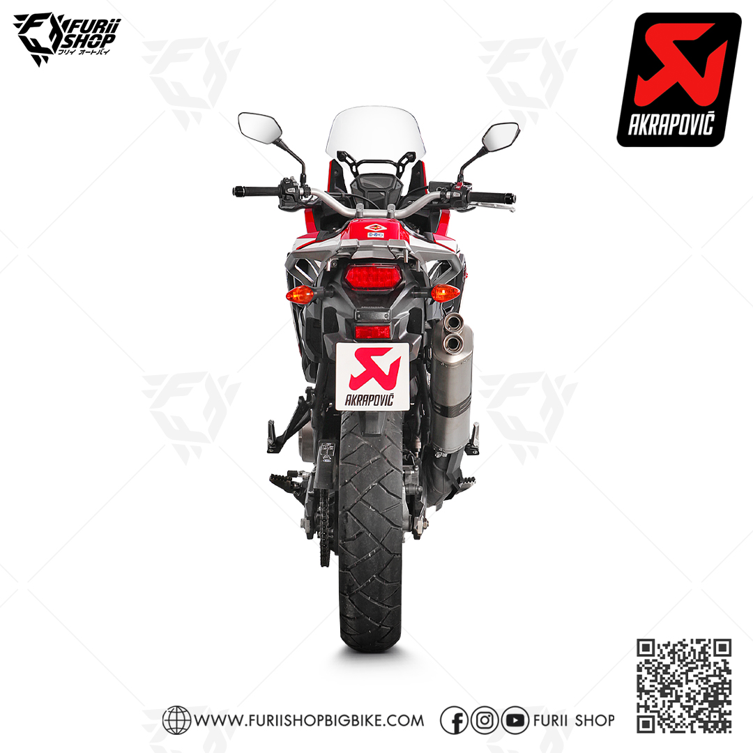 ท่อ AKRAPOVIC SLIP ON : for Honda Africa Twin 2016-2019 (Included DCT)