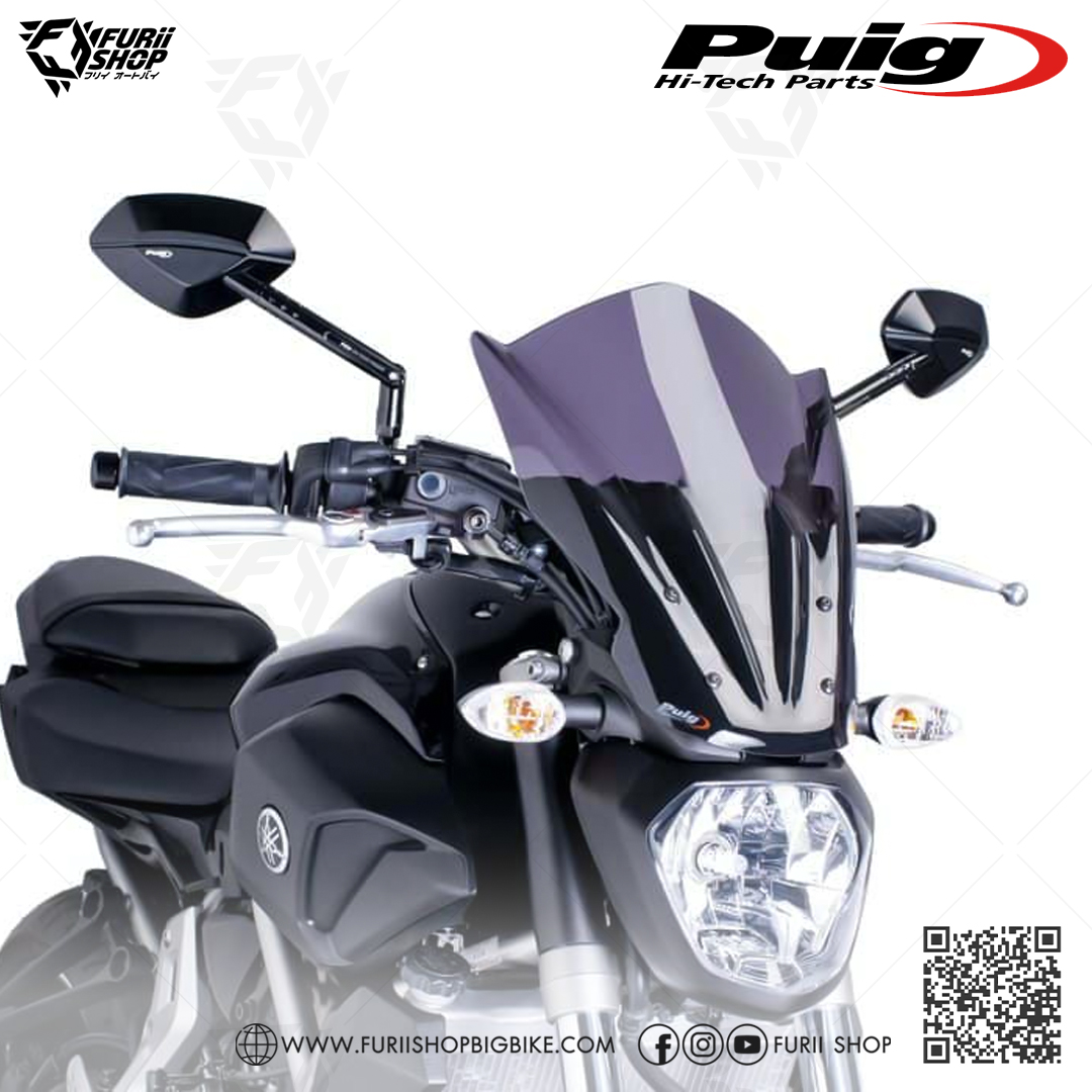 ชิลด์หน้า Puig Windshield Touring : for Fz07/Mt07 2015-2017
