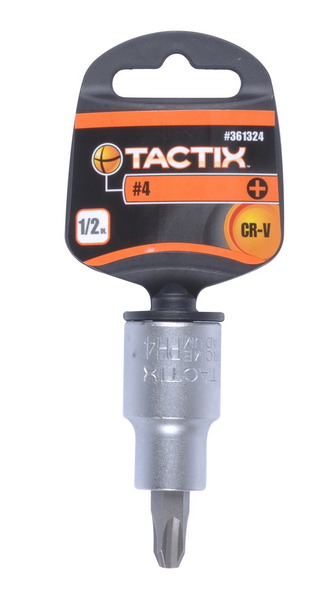 ลูกบล็อกดอกไขควง 1/2" PH 4แฉก 361324 TACTIX