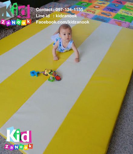 เบาะรองคลาน/เบาะนอน/เบาะยิมนาสติก ไซส์ 5 ฟุต (150x195 CM.)