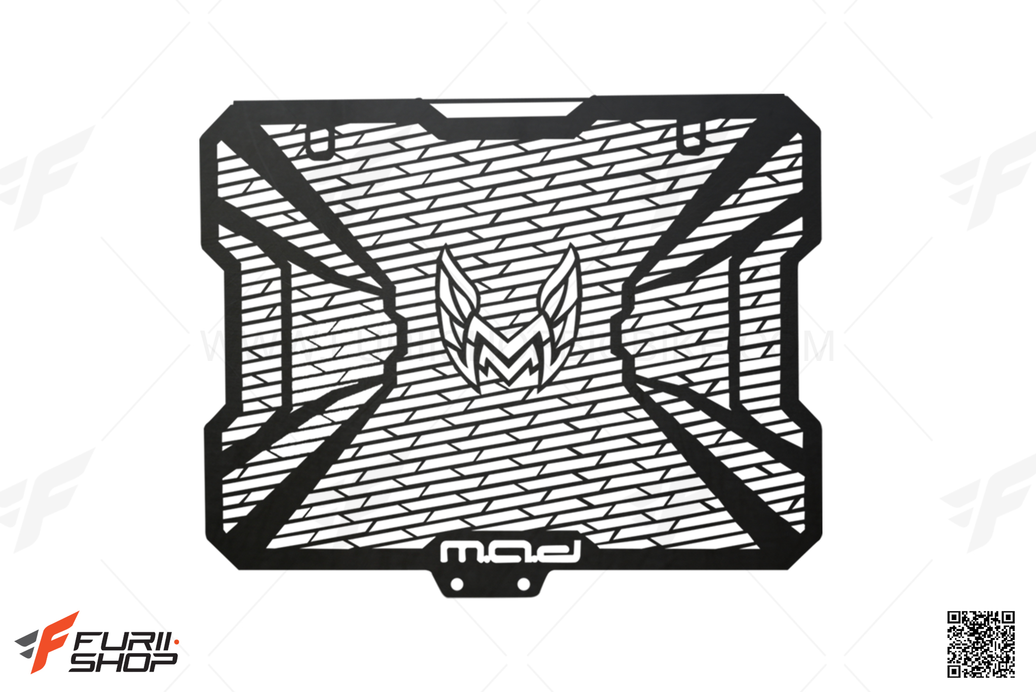 การ์ดหม้อน้ำ MAD Black Kawasaki Vulcan