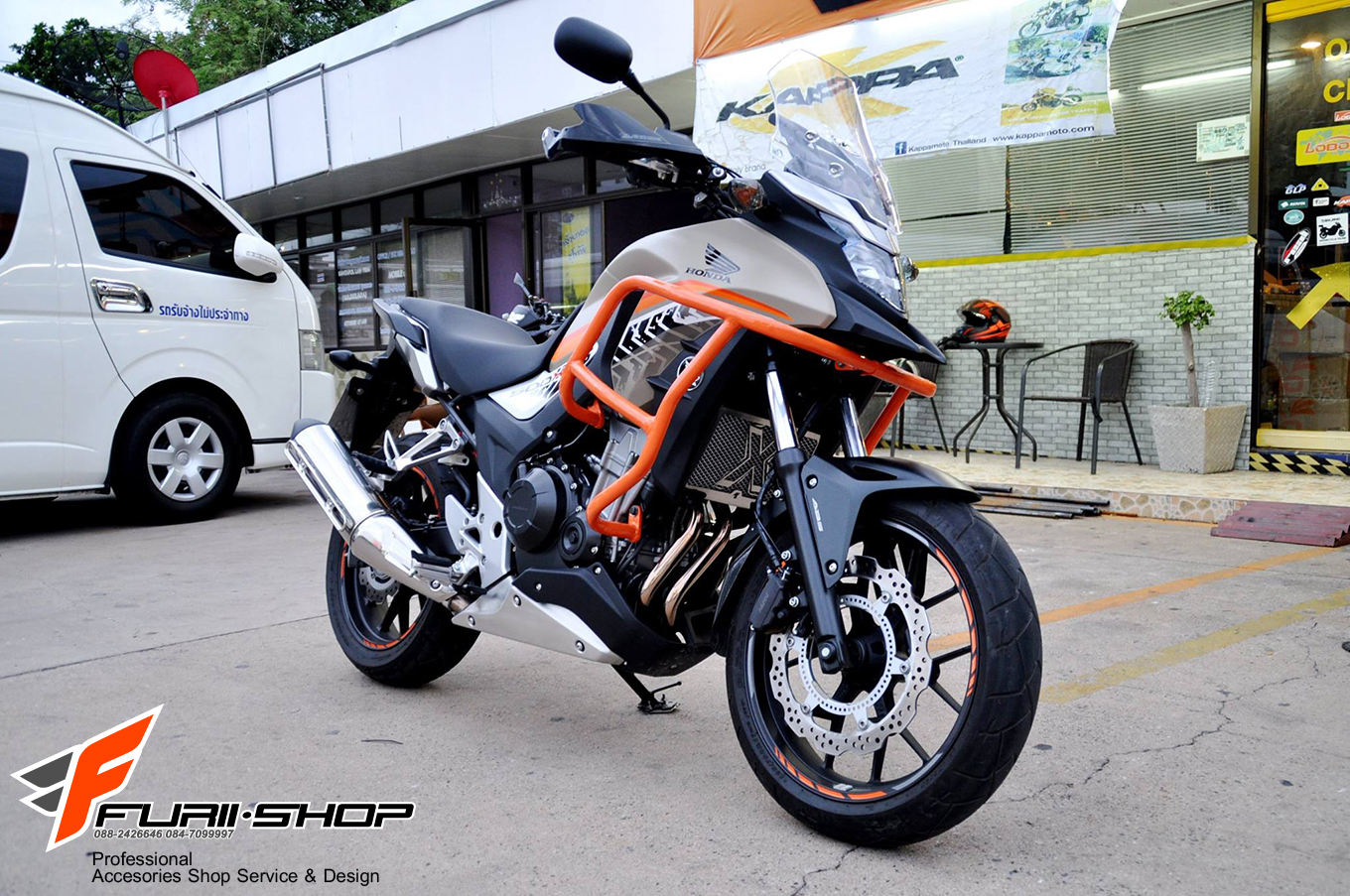 แคลชบาร์ ADV-TECH FOR HONDA CB500X (2016)