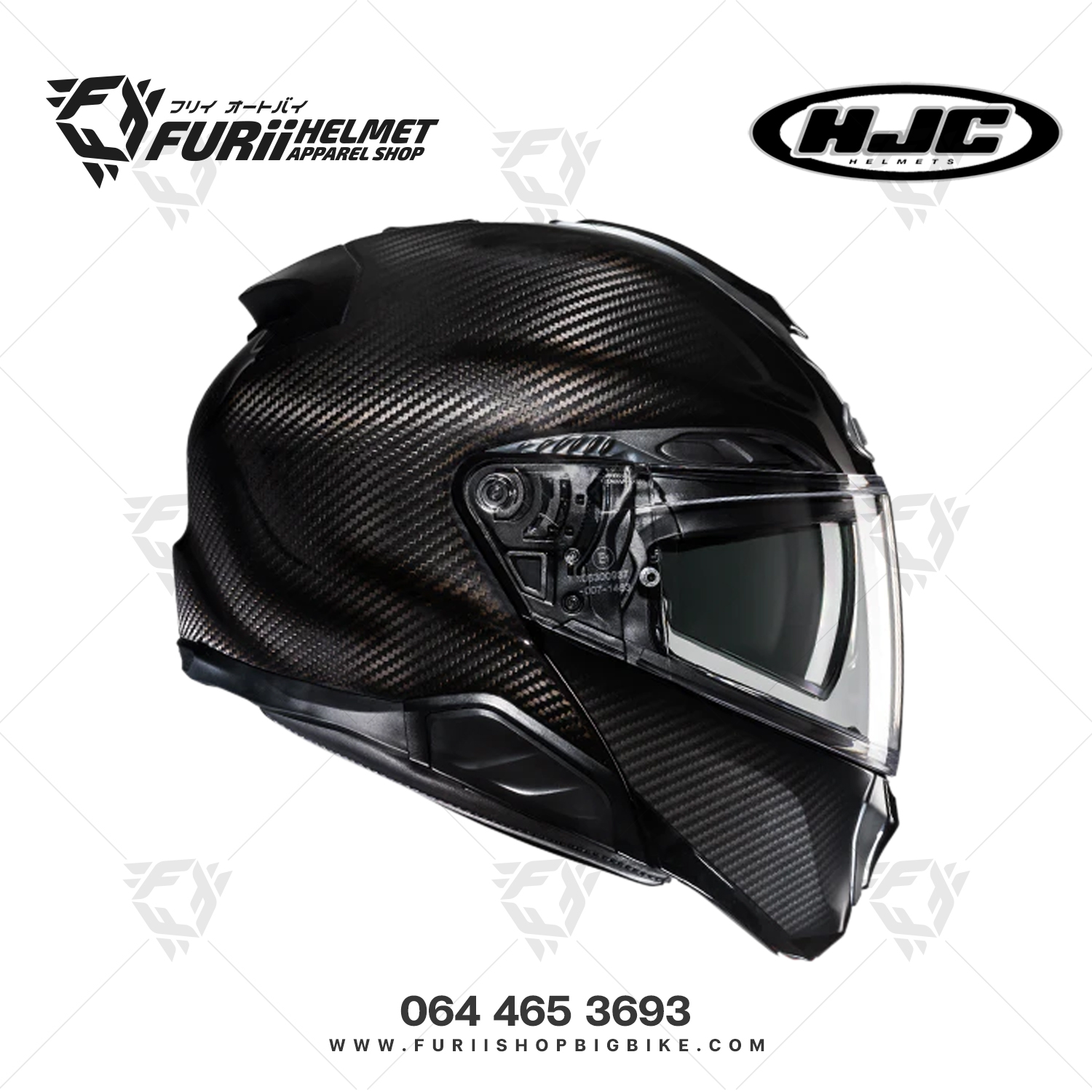 หมวกกันน็อค HJC RPHA 91 Modular Touring & Adventure Carbon RPHA 91