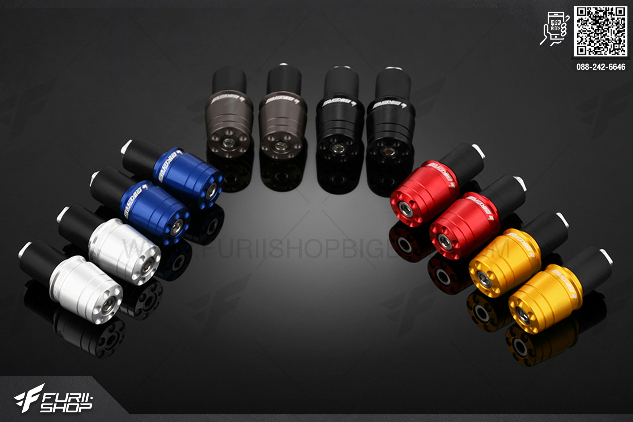 ตุ้มปลายแฮนด์ (Handle Bar Caps (used with Bikers Handle Bar)) Bikers Honda Forza 300 (2013-2017)