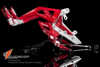 ชุดเกียร์โยง BIKERS สีแดง FOR KAWASAKI ER6N