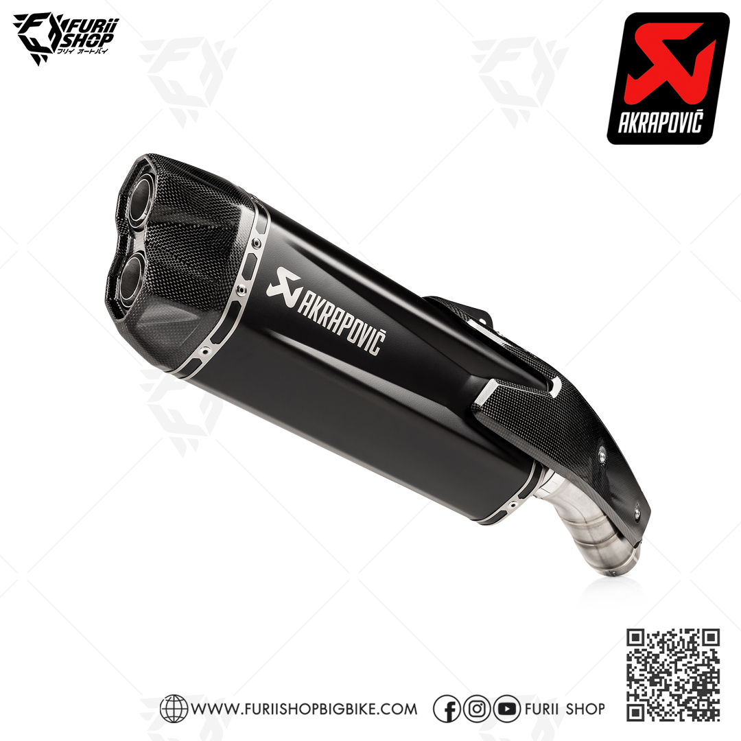 ท่อแต่ง Akrapovic Slip on Black : for Kawasaki Z H2 2020-2022