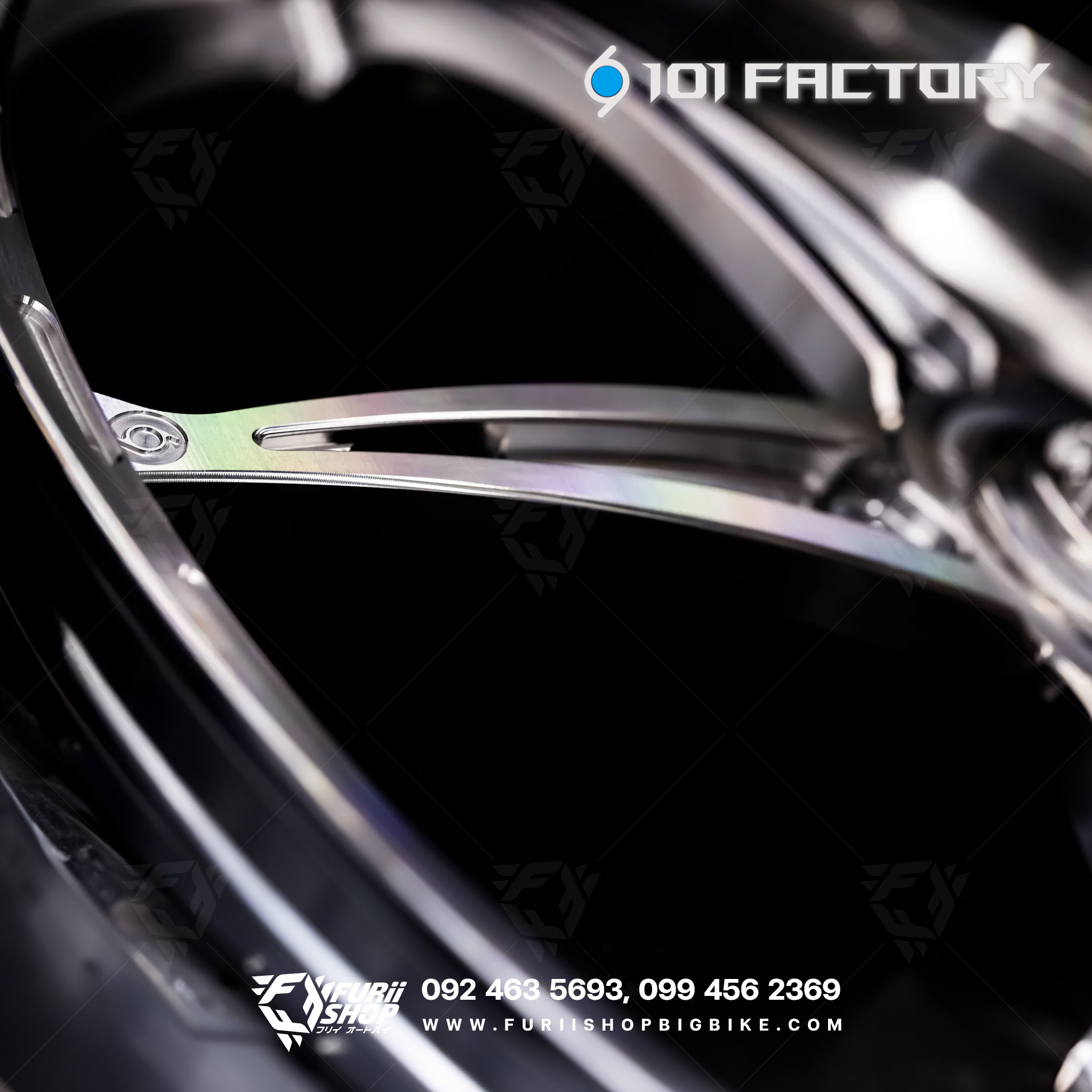 ล้อฟอร์จ 1O1 Factory 12" Race Forged Wheel P145 for Vespa Sprint / Primavera