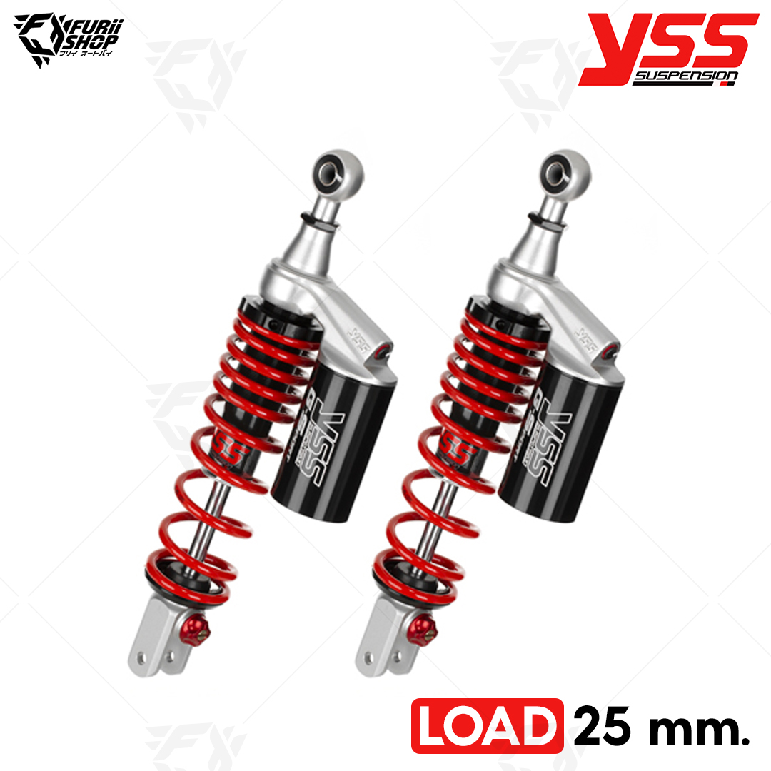 โช๊คหลังแต่ง YSS G-SPORT Smooth LOAD 25 mm. (TG302-325TRJ-04-858) : for Honda PCX 150i '18>