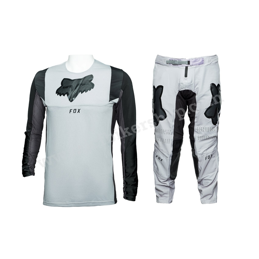ชุดวิบาก ชุดขี่มอเตอร์ไซค์วิบาก Motocross Gear Dusc LIGHT GREY