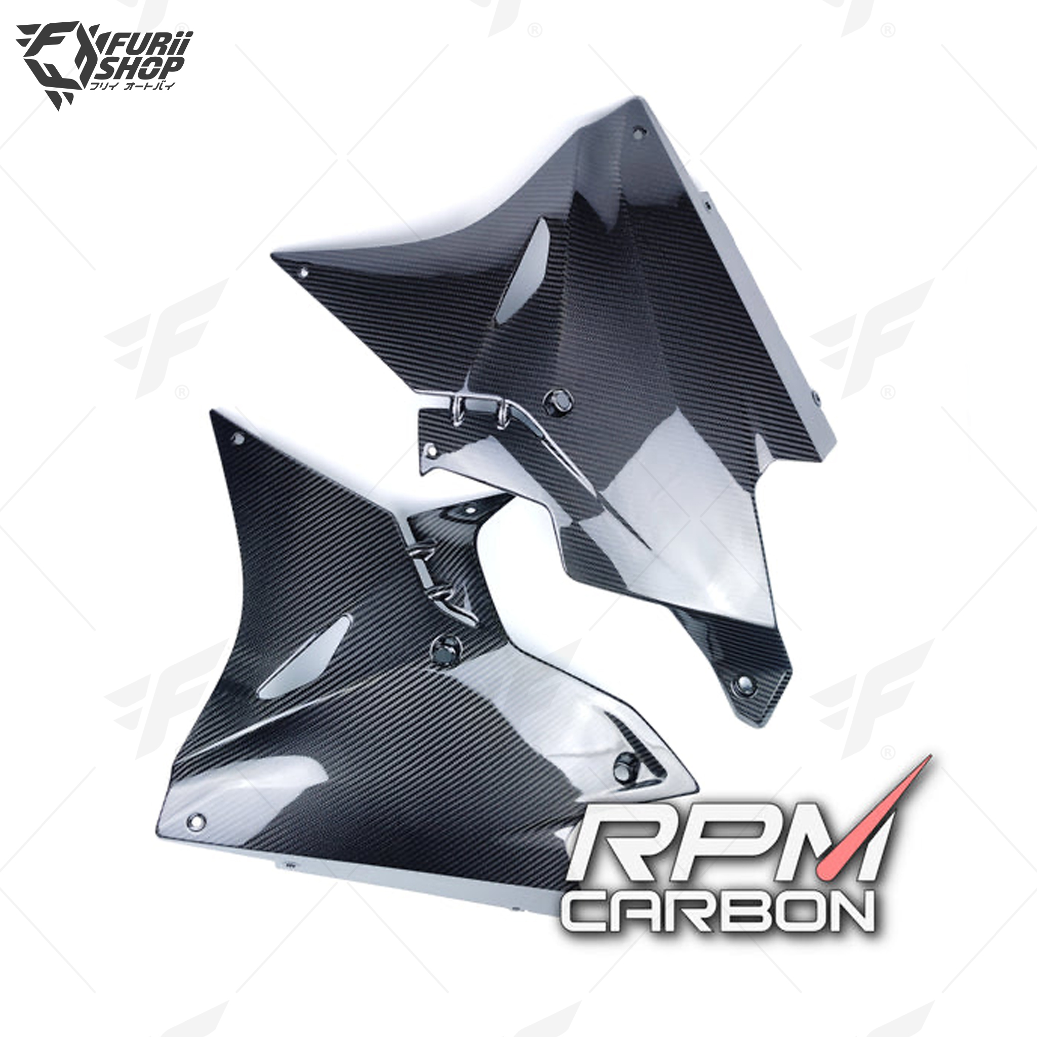 อกล่าง OEM RPM Carbon Belly Pan (Stock Exhaust) : for BMW S1000RR 2015-2019