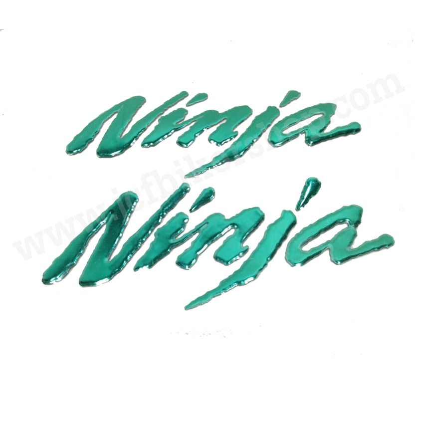 สติ๊กเกอร์โลโก้ตัวหนังสือ Ninja Ninja250/300/650 ZX-6R/10R/12R