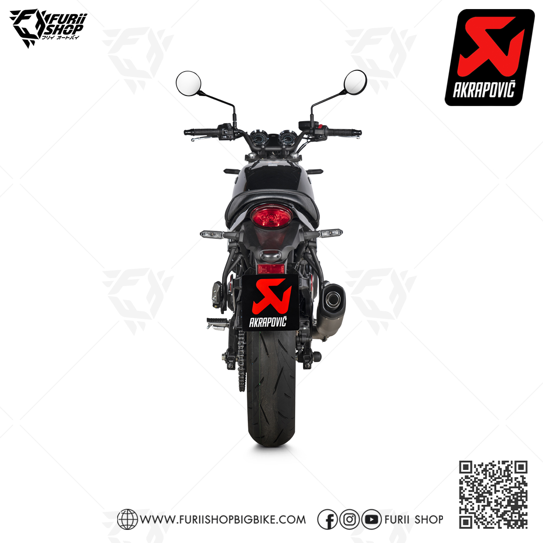 ท่อแต่ง Akrapovic Slip on Side Homologated (cutting) : for Kawasaki Z650RS 2022