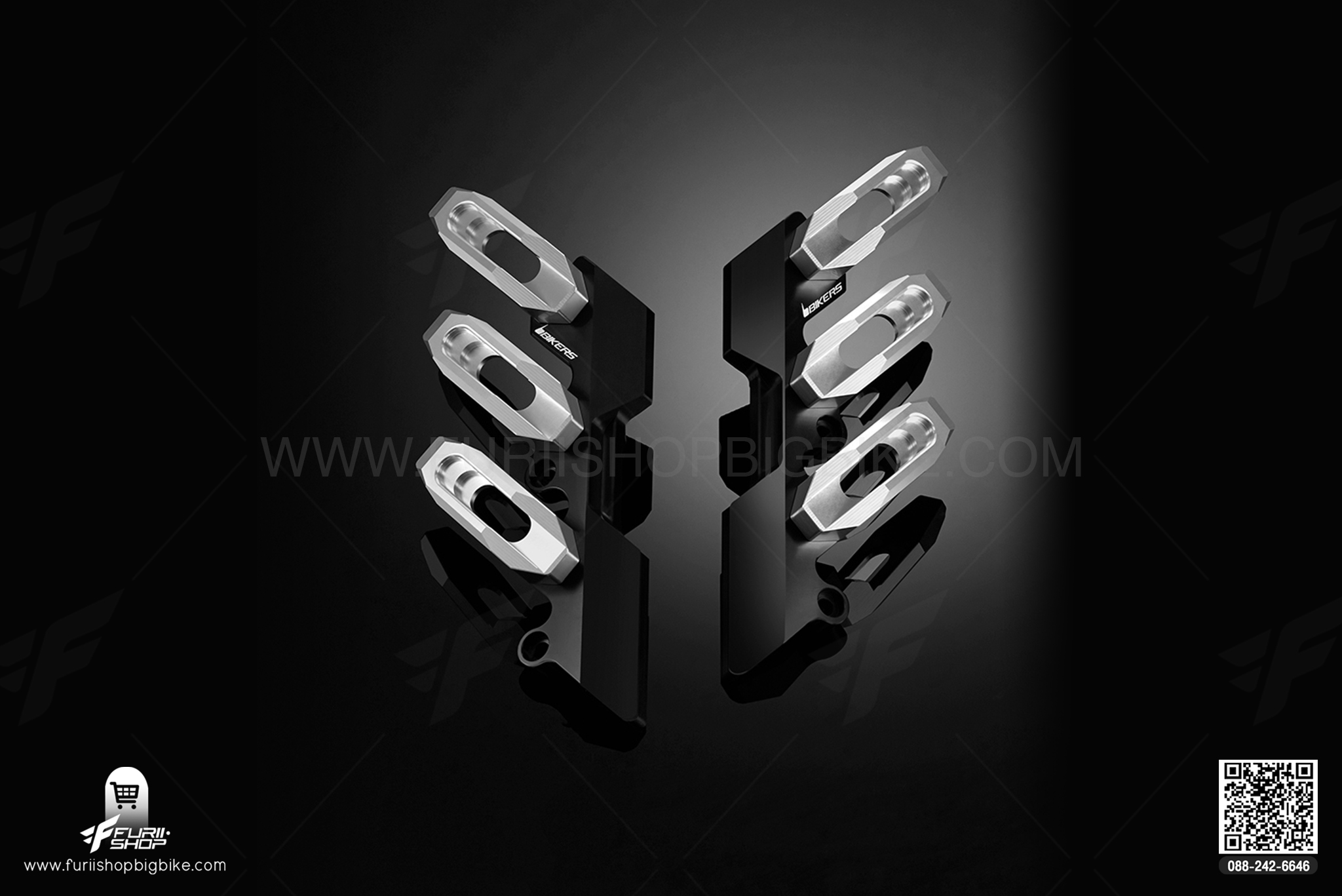 Front Fork Guards สีดำ Ducati MONSTER795-796