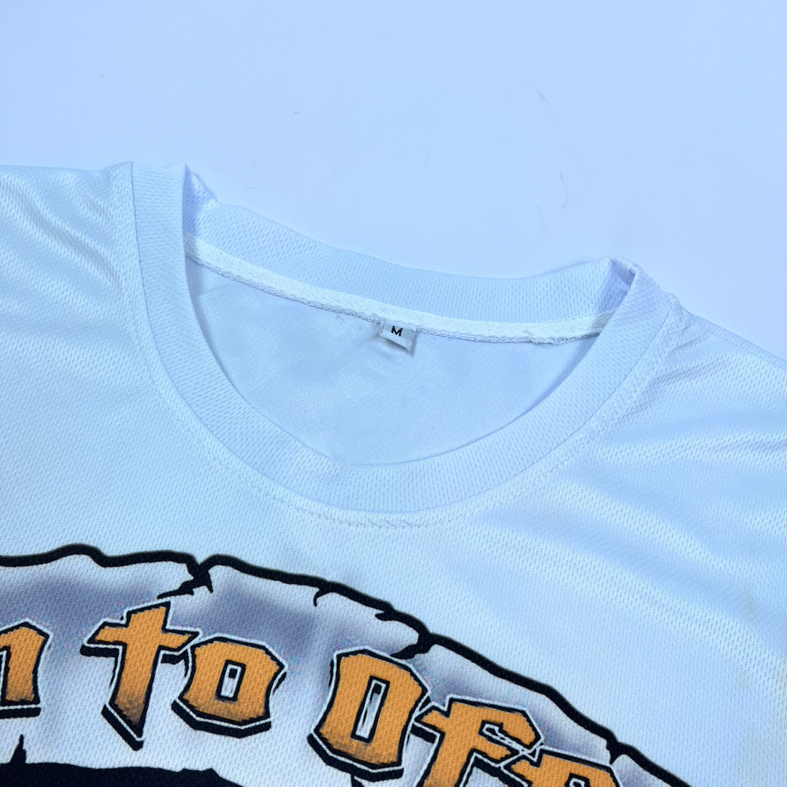 T-Shirt ผ้าไมโครไฟเบอร์ ขาว #112 M