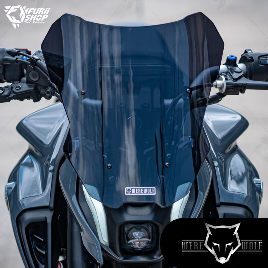 ชิลด์หน้า Were Wolf V-01 Smoke M531 : for Yamaha MT07 2018-2022