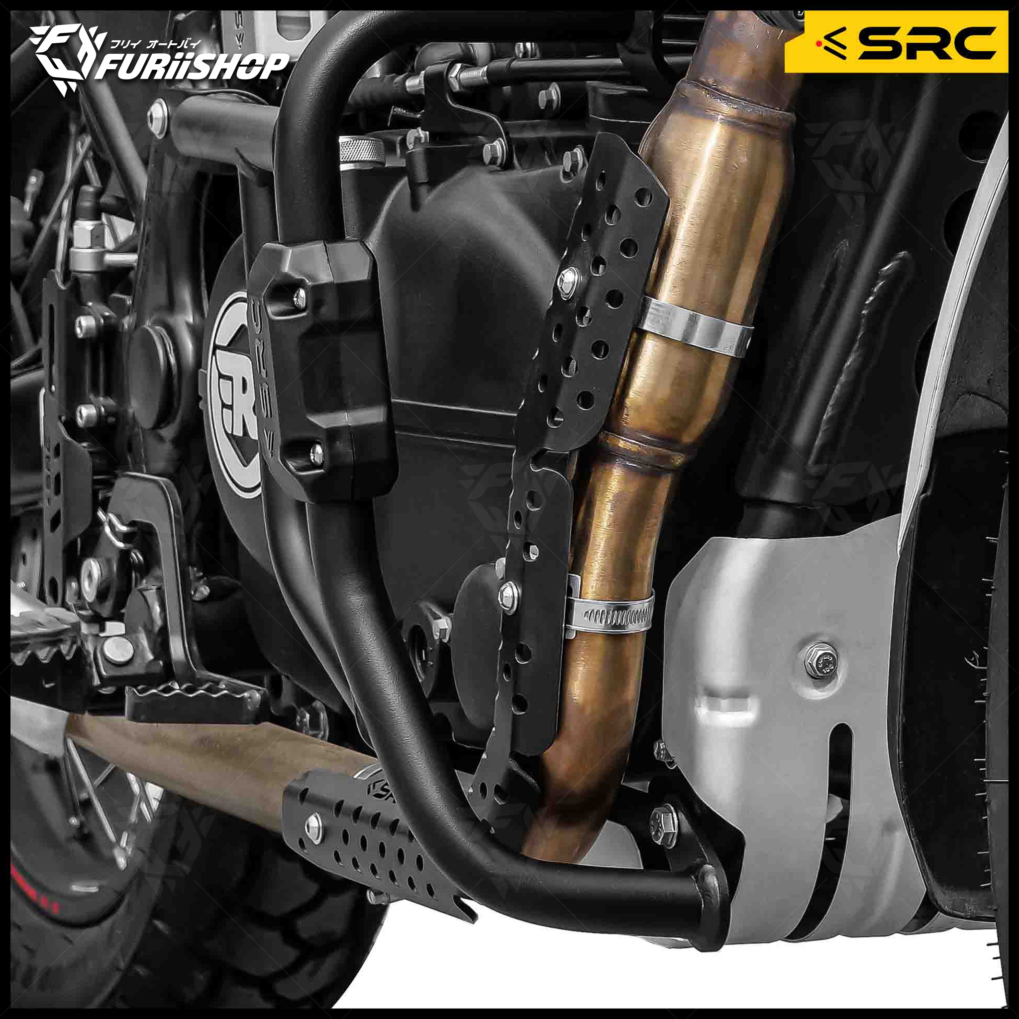 ครอบท่อ MANIFOLD GUARD SRC FOR ROYAL ENFIELD HIMALAYAN 410/SCRAM 411