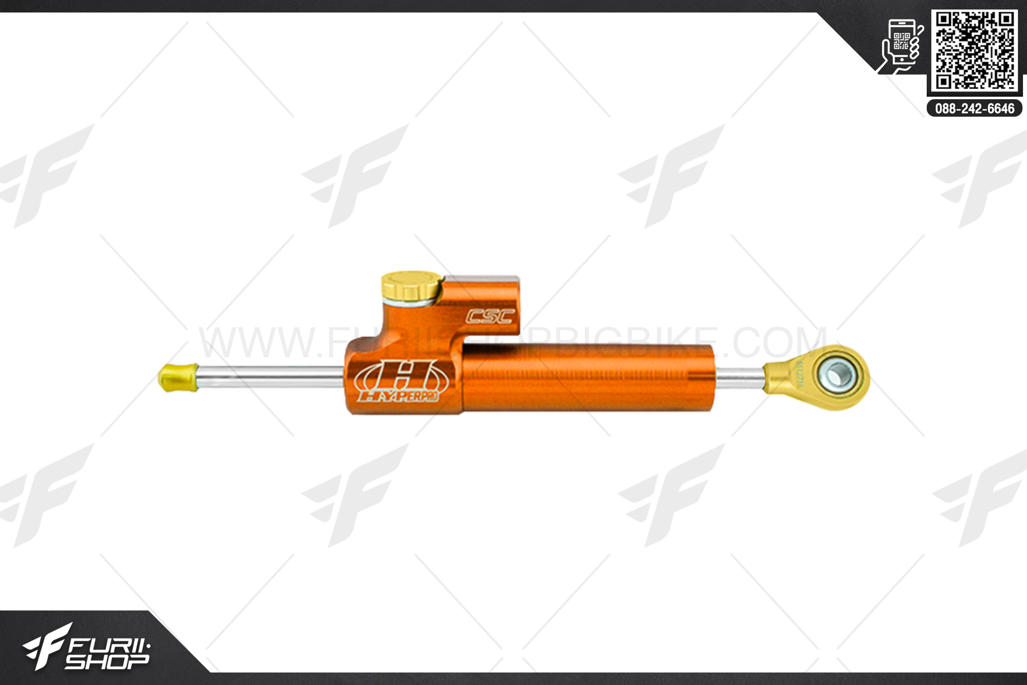 กันสะบัด Hyperpro 75mm CSC Reverse (รีเวิร์ส) สี : Orange