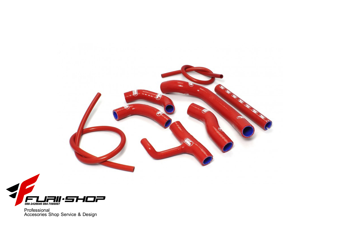 ท่อหม้อน้ำ ท่อมอเตอร์ไซค์ SAMCO FOR DUCATI HYPERMOTARD821