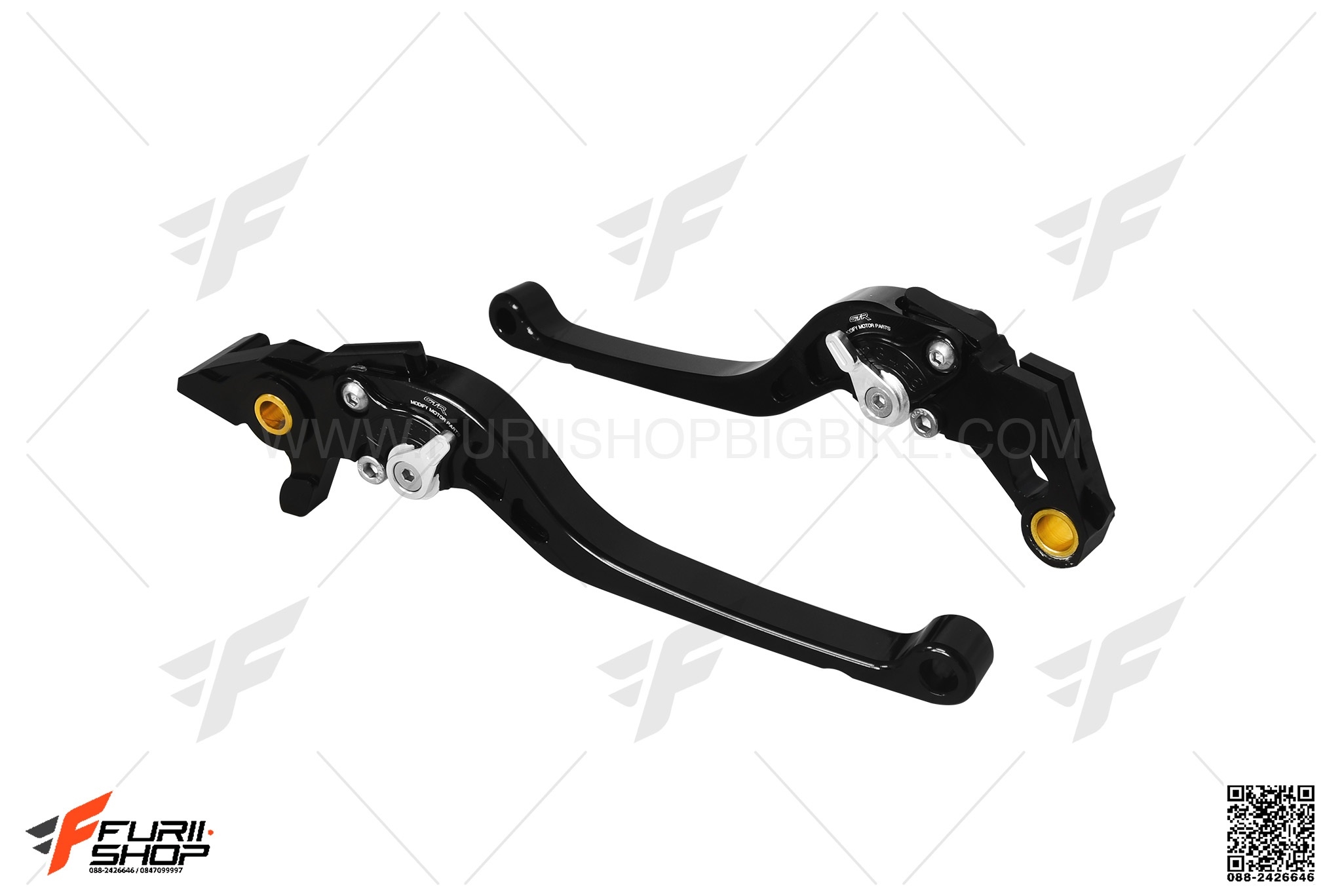 ก้านเบรคก้านครัช GTR สีดำ FOR HONDA REBEL300/REBEL500