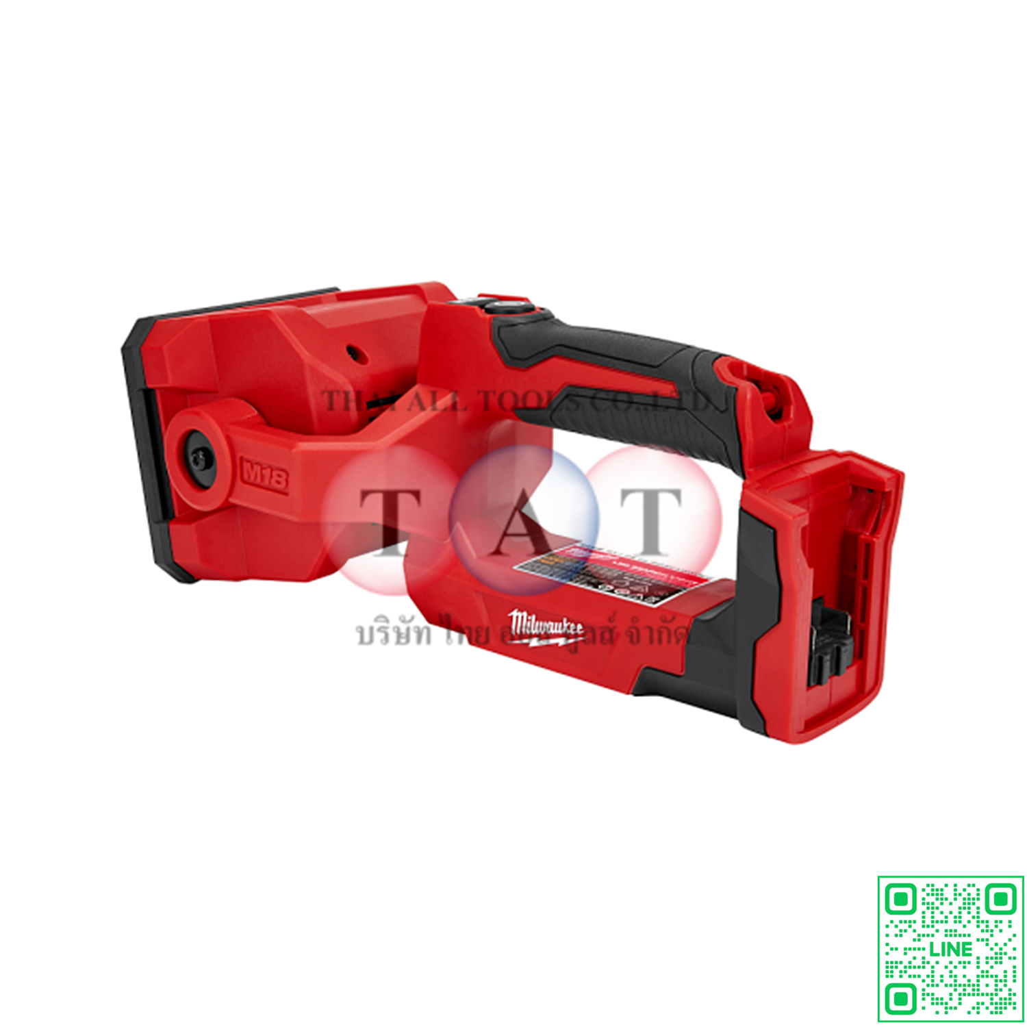 Milwaukee M18 SLED-0 ไฟฉายค้นหา LED ไร้สาย 18V | ความสว่างสูงสุด 1,250 ลูเมน