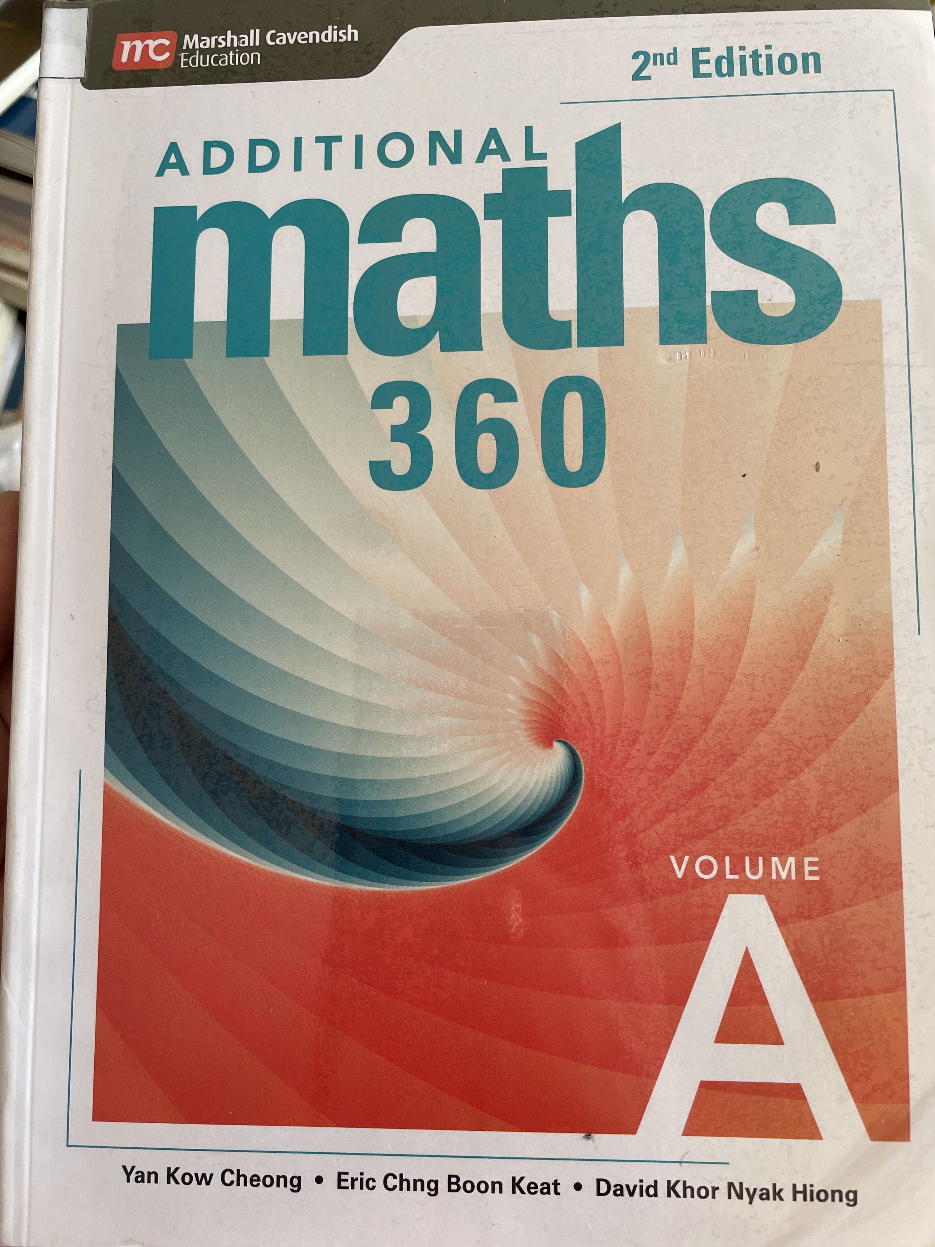 ADDITIONAL MATHS. 360 Volume. A. พิมพ์ ครั้งที่ 2 0 กก.