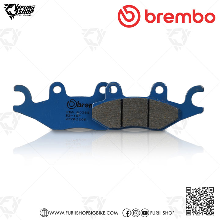 ผ้าเบรก Brembo (07YA2206) : for HONDA : CB125F 15-16