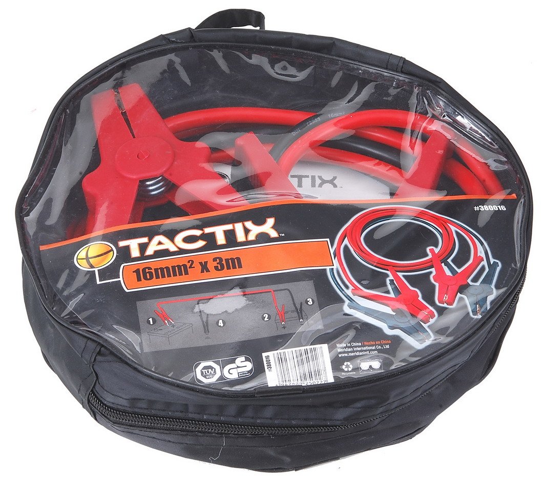 สายพ่วงแบตเตอร์รี่ Heavy Duty (CCA) 380016 16mm*3m TACTIX
