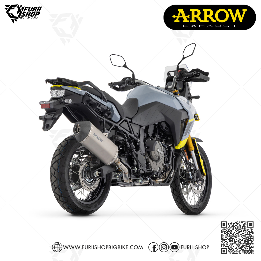 ท่อมอเตอร์ไซค์ Arrow Slip on Sanora Titanium : for Suzuki Vstorm 800 2023