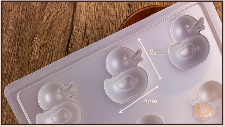 พิมพ์วุ้น พิมพ์เป็ดพลาสติก พิมพ์วุ้นเป็ด 5 เซน/.พลาสติกแข็ง