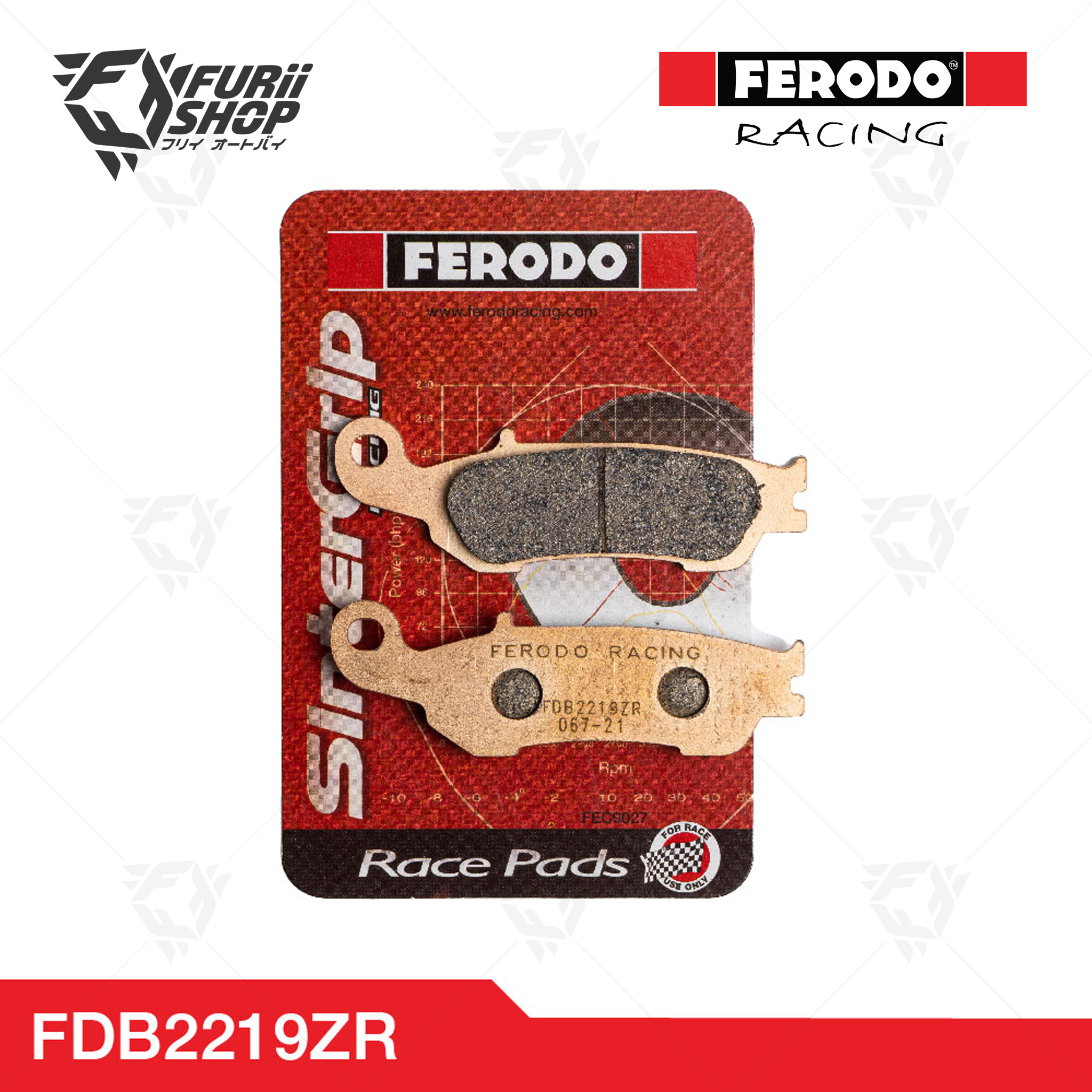 ผ้าเบรกหน้า FERODO RACING : For YAMAHA (FDB892ZR)