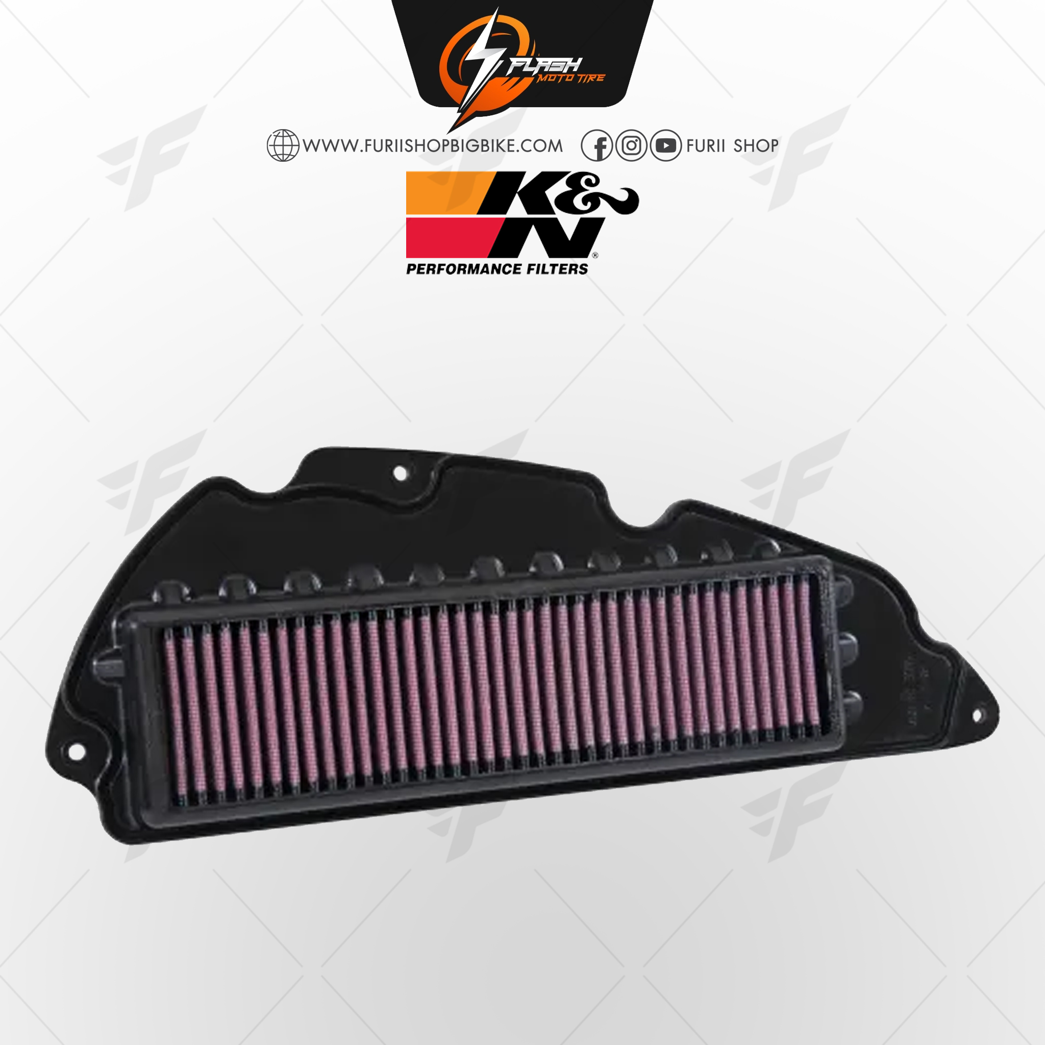 กรองอากาศ K&N สำหรับ HONDA