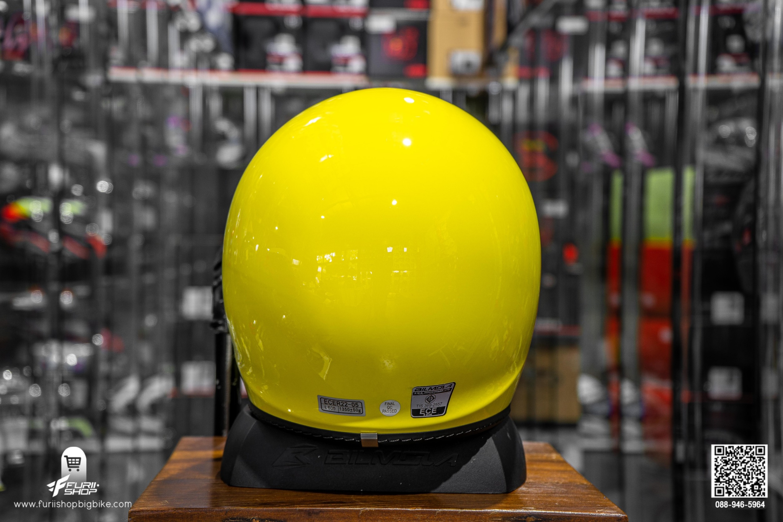 หมวกกันน็อค Bilmola RX100 Plain Yellow