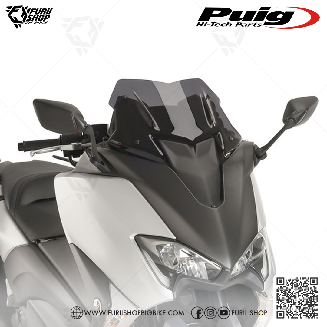 ชิลด์หน้า Puig Windshield Sport : for Yamaha TMAX530 SX/DX 2017-2019 & TMAX560 2020-2021