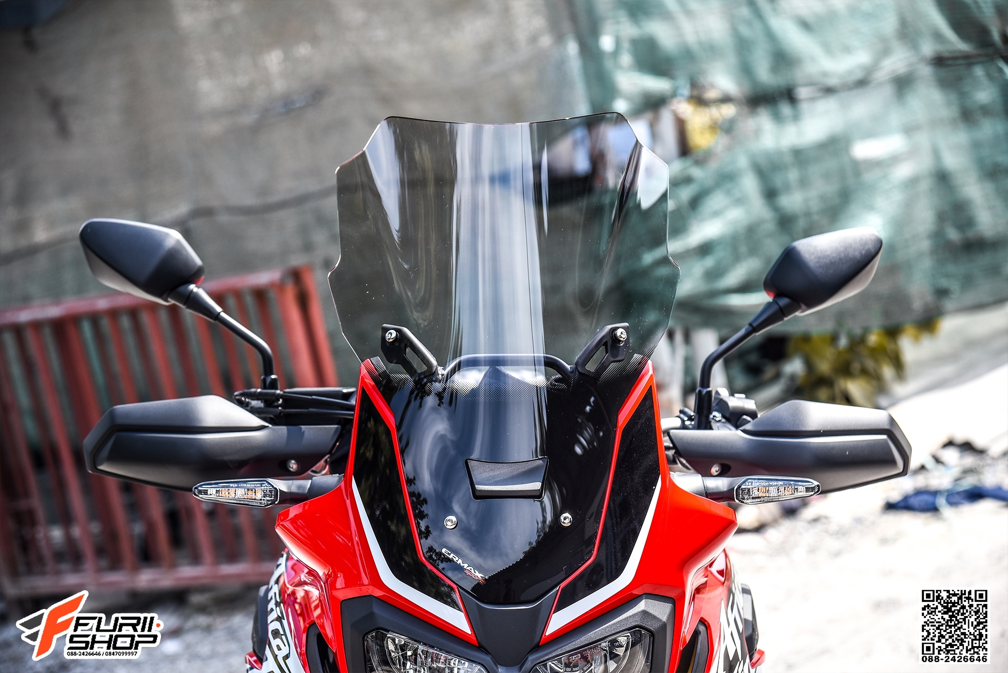 ชิวหน้า ERMAX ทรงสูง FOR HONDA AFRICA TWIN