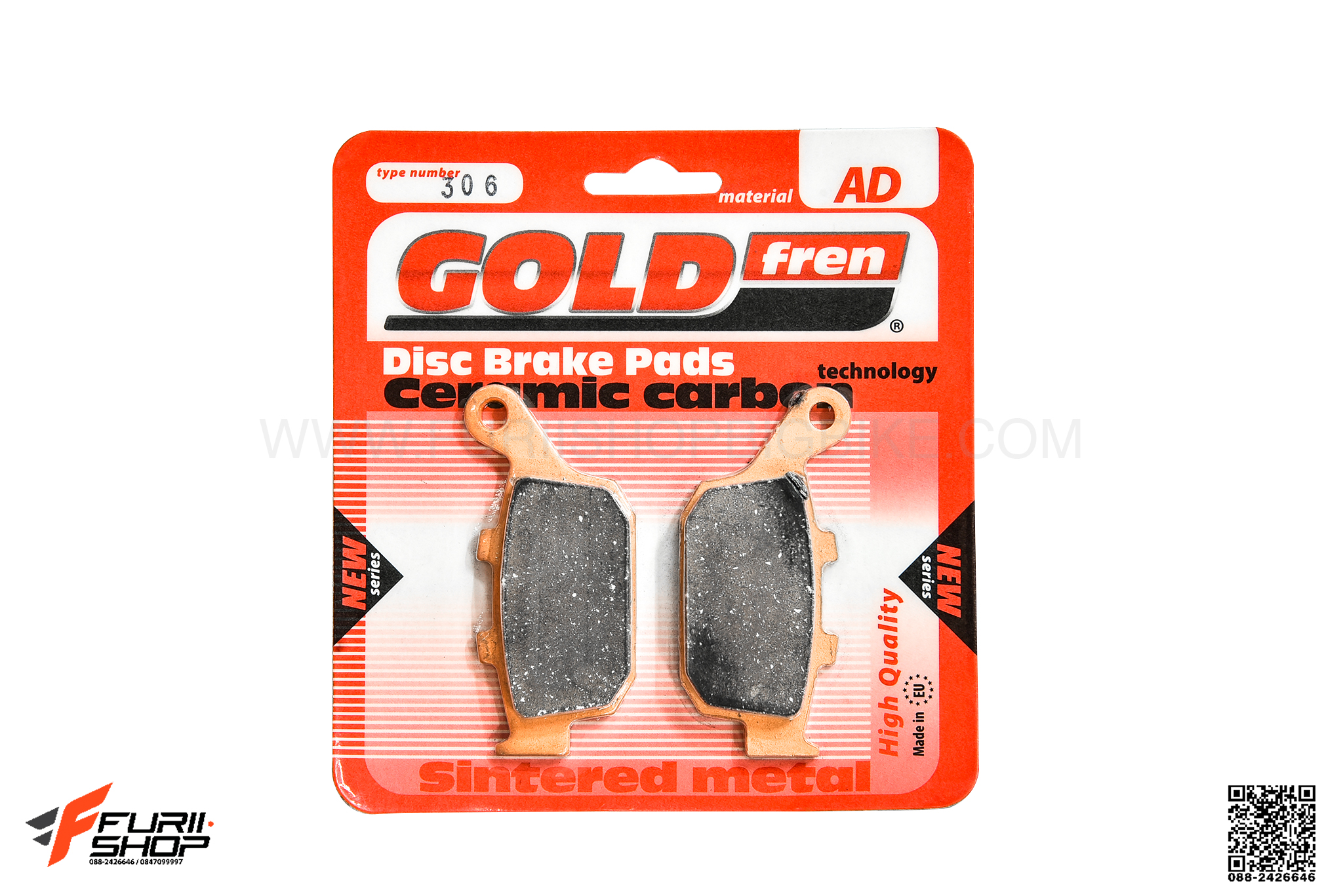ผ้าเบรก หลัง GOLD FREN FOR HONDA CBR500R