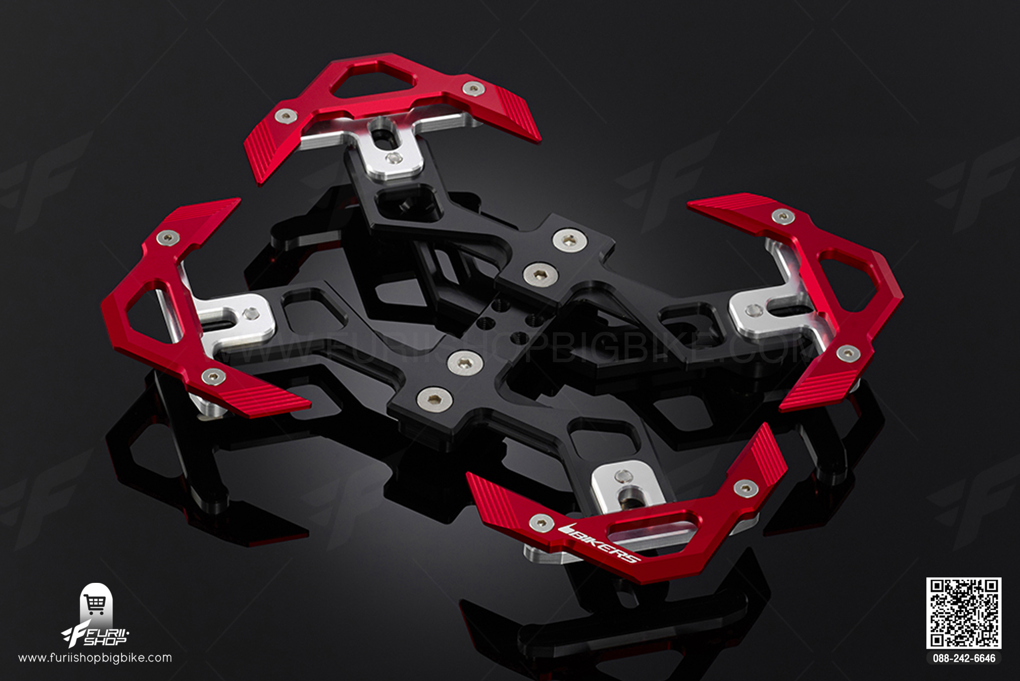 กรอบทะเบียน Premium Rear License Support Bikers Ninja650, Z650, Versys650 2015-2020