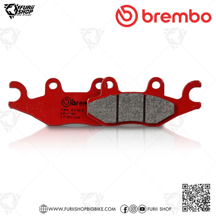 ผ้าเบรก Brembo (07YA22SA) : for HONDA : CB125F 15-16