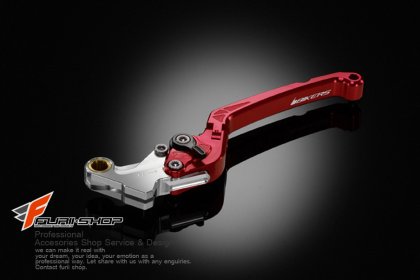 มือเบรกหน้า ปรับระดับ พับได้ bikers for MSX สีแดง