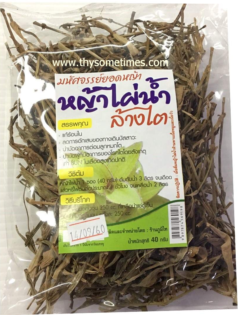หญ้าไผ่น้ำ (40 กรัม) ราคา 75 ฿ ( 6 ชิ้น ส่ง 70 ฿)