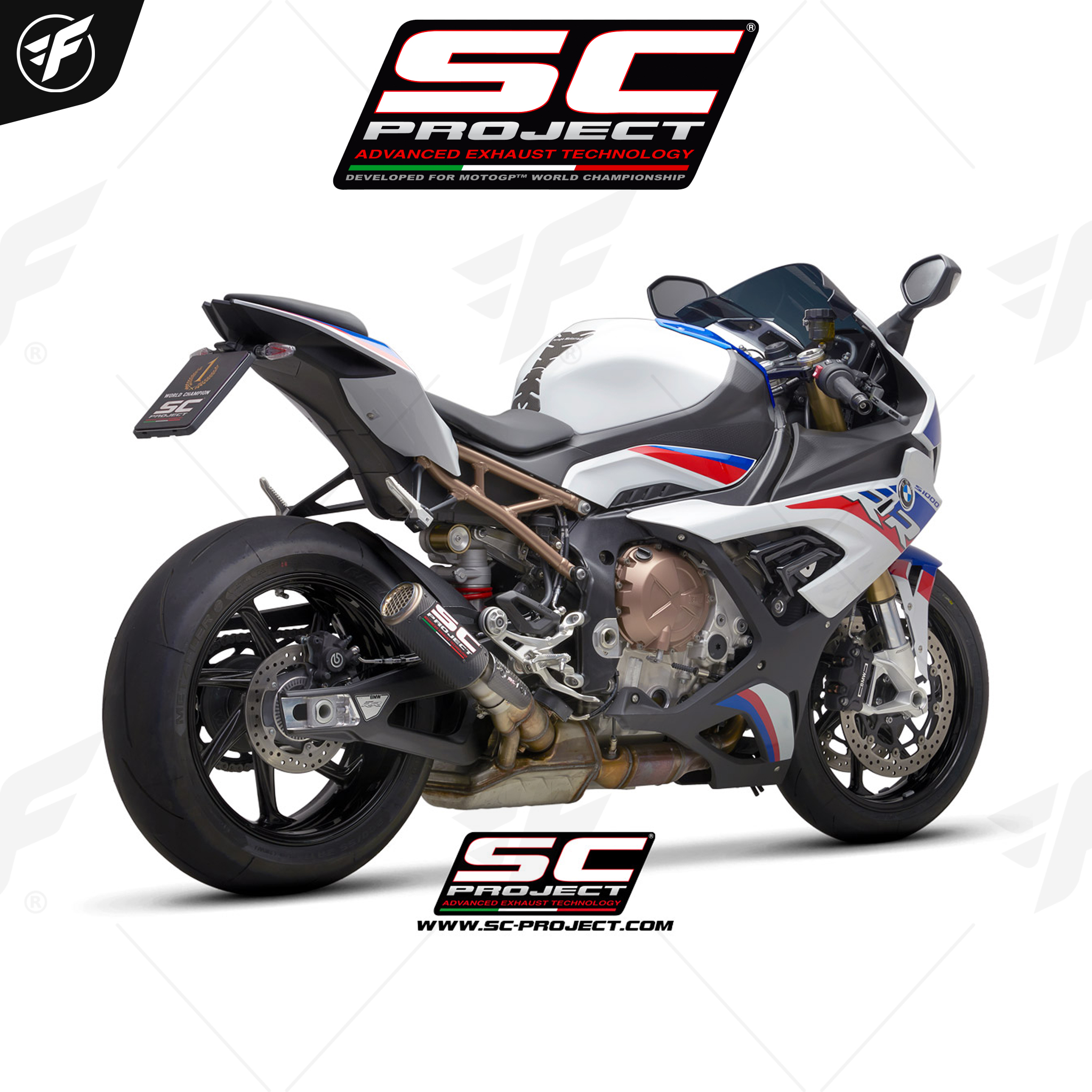 BMW S 1000 RR (2019 - 2020) - EURO 4 | CR-T Muffler, Carbon fiber