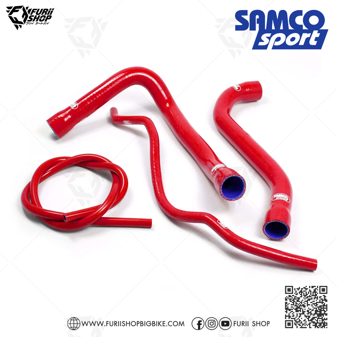 ท่อหม้อน้ำ Samco Sport Radiator Hose Kit (Red) : for BMW S1000R naked 2014-2016