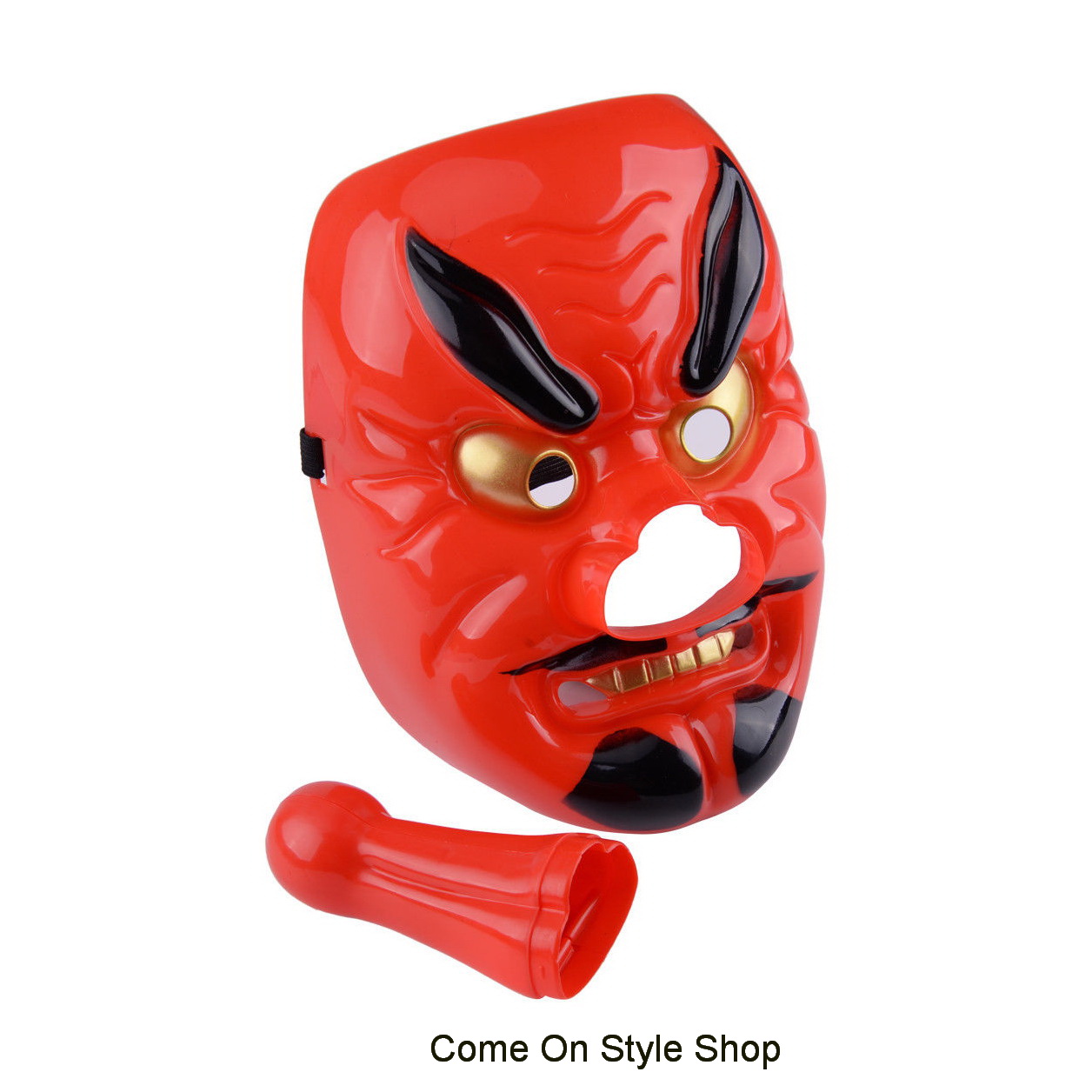หน้ากากญี่ปุ่น เทนงุ จมูกยาว Japanese Tengu Devil Long Nose Demon Mask 