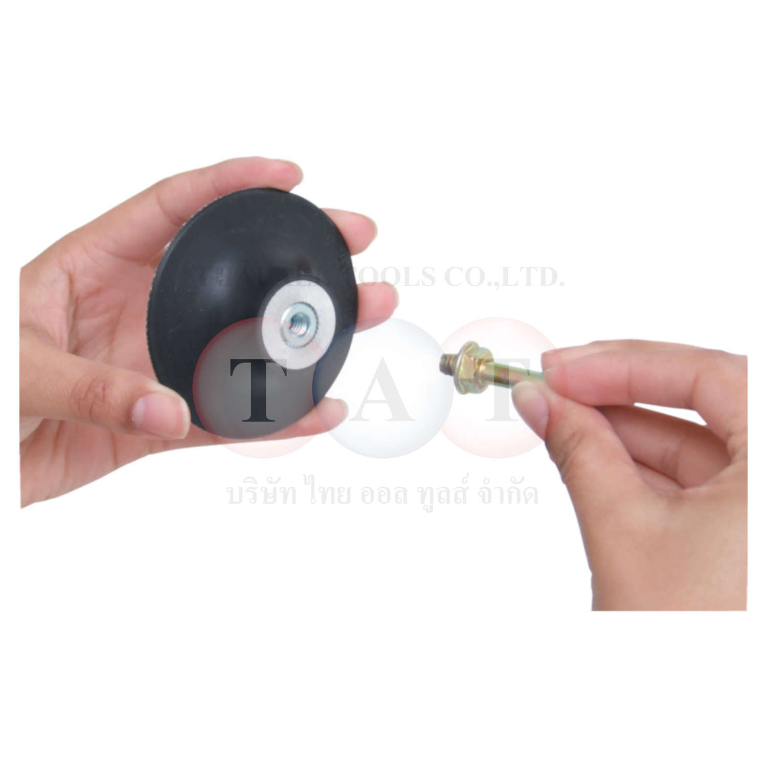 York.25mm Rubber Backing Pads for Quick Change Screw Fitting Discs.