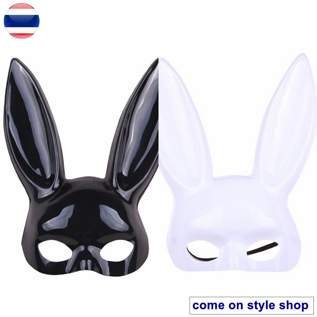 หน้ากากแฟนซี กระต่าย บันนี่่ หน้ากากปาร์ตี้ การแสดง คอสเพลย์ Sexy Cute Bunny Rabbit Ears Mask Costume Party Masquerade Cosplay M302