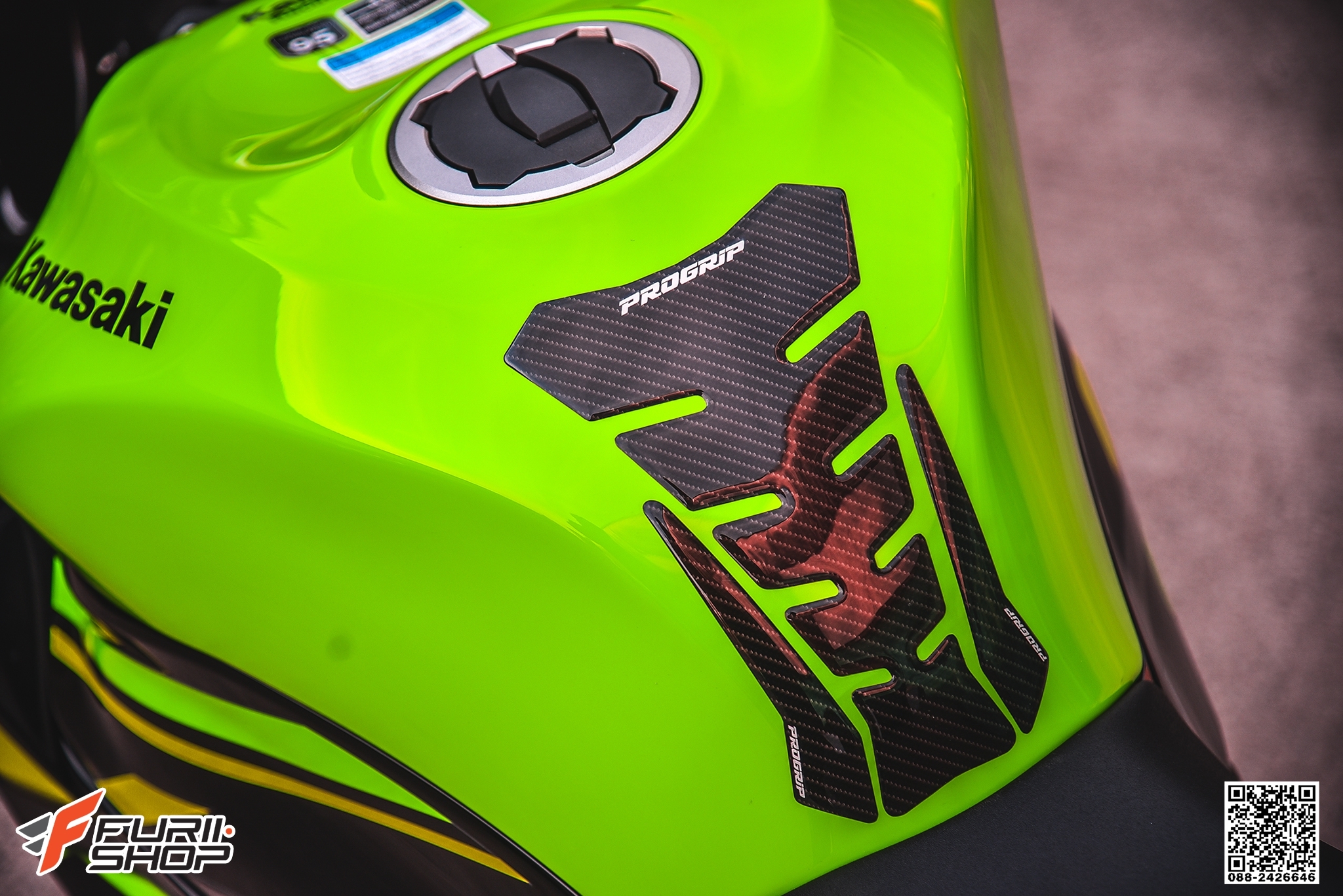 กันรอยกลางถัง PROGRIP FOR KAWASAKI ZX6R 2019