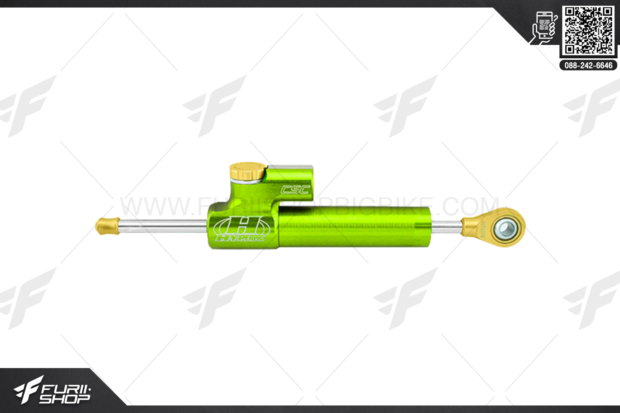กันสะบัด Hyperpro 75mm CSC Reverse (รีเวิร์ส) สี : Green